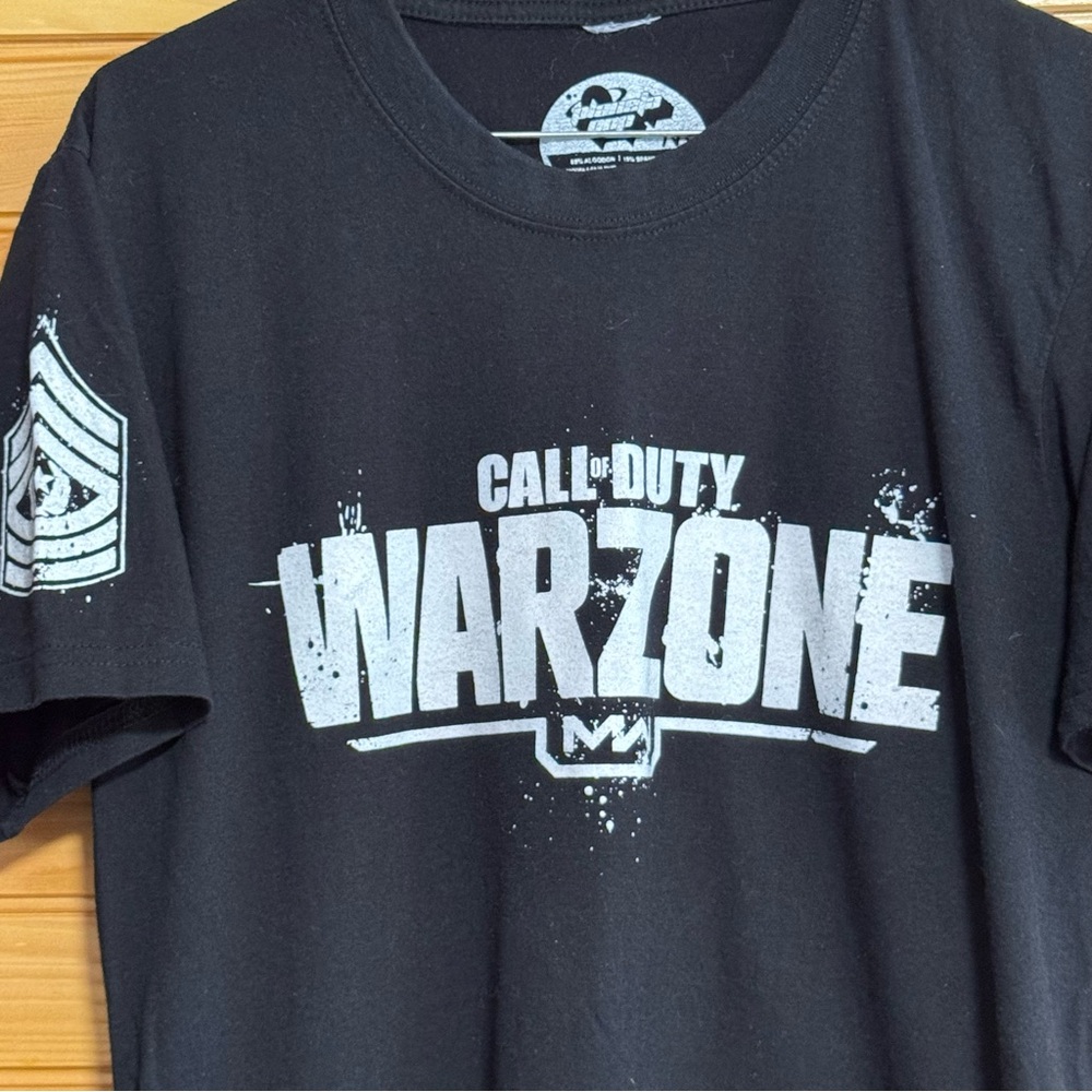 Call of Duty Warzone Black T-Shirt Medium - Picture 2 of 5